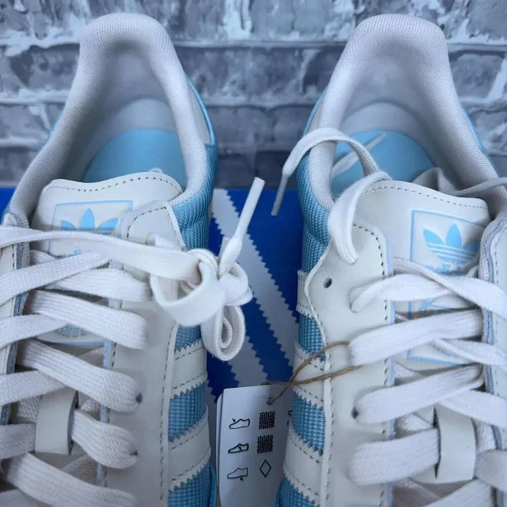 Adidas Samba OG Icey Blue Chalk White Shoes Sneaker IH6819 Mens Size 10.5 New